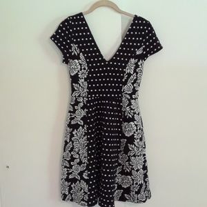 Anthropologie fit and flare dress with pockets